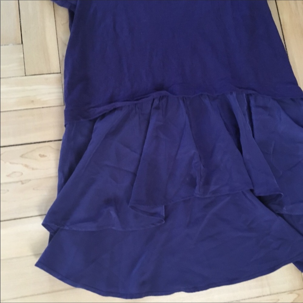 Anthropologie Postmark Ruffle Peplum Tee Small - Picture 3 of 6